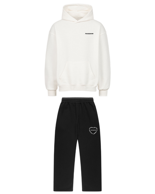"Любовь" Statement Dual Hoodie Relax Suit